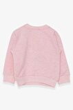 Breeze Kız Çocuk Sweatshirt Nakışlı Pullu 1-4 Yaş, Somon Melanj