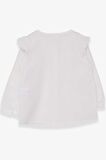 Breeze Kız Bebek Gömlek Omuzları Fistolu 9 Ay-3 Yaş, Ekru