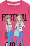 Breeze Kız Çocuk Tunik Baskılı Cepli 3-8 Yaş, Pembe
