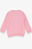Breeze Kız Çocuk Sweatshirt Hayvancık Baskılı 1.5-5 Yaş, Pudra