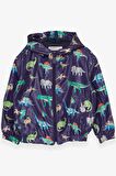 Breeze Erkek Çocuk Yağmurluk Renkli Dinozor Desenli 1-5 Yaş, Lacivert