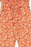 Breeze Kız Çocuk Tayt Pantolon Fiyonklu Çiçekli 1.5-5 Yaş, Turuncu