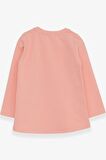Breeze Kız Çocuk Sweatshirt Sevimli Unicorn Baskılı 1-4 Yaş, Somon
