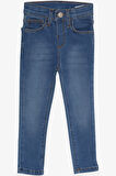 Breeze Kız Çocuk Kot Pantolon Cepli 1.5-5 Yaş, Açık Mavi