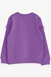 Breeze Kız Çocuk Sweatshirt Ayıcık Baskılı 1-4 Yaş, Lila