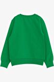 Breeze Erkek Çocuk Sweatshirt Yazı Baskılı 2-6 Yaş, Yeşil