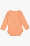 Breeze Kız Bebek Çıtçıtlı Zıbın Body Uyuyan Tavşancık Baskılı 9 Ay-3 Yaş, Somon