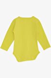 Breeze Erkek Bebek Çıtçıtlı Zıbın Body Aslancık Baskılı 9 Ay-3 Yaş, Neon Sarı