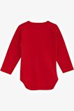 Breeze Erkek Bebek Çıtçıtlı Zıbın Body Yazı Baskılı 9 Ay-3 Yaş, Kırmızı