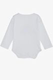 Breeze Erkek Bebek Çıtçıtlı Zıbın Body Pilot Hayvancıklar Baskılı 9 Ay-3 Yaş, Beyaz