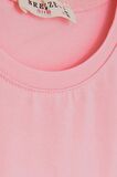Breeze Kız Çocuk Tişört Sevimli Kız Baskılı Beli Güpürlü 1-4 Yaş, Pembe