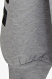 Breeze Erkek Çocuk Sweatshirt Kapüşonlu Cepli 8-14 Yaş, Açık Gri Melanj