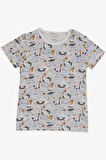 Breeze Kız Bebek Kısa Kollu Pijama Takımı Sevimli Horozcuk Desenli 9 Ay-3 Yaş, Buz Mavisi