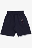 BREEZE GİRLS & BOYS Erkek Çocuk Şort Cepli Aksesuarlı 8-14 Yaş, Lacivert