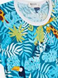 BREEZE Kız Bebek Kısa Kollu Pijama Takımı Safari Temalı 9 Ay-3 Yaş, Turkuaz