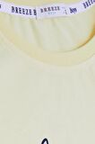 BREEZE GİRLS & BOYS Erkek Çocuk Şortlu Takım Yazı Baskılı Cepli Bağcık Aksesuarlı 8-14 Yaş, Sarı