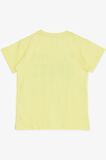 BREEZE GİRLS & BOYS Erkek Çocuk Tişört Yazı Baskılı 8-14 Yaş, Neon Sarı