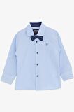 BREEZE GİRLS & BOYS Erkek Çocuk Gömlek Papyonlu 3-7 Yaş, Mavi