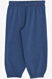 BREEZE Kız Bebek Pijama Takımı Puantiye Desenli 9 Ay-3 Yaş, Lacivert