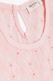 Breeze Kız Çocuk Tişört Fırfırlı Nakışlı 4-8 Yaş, Pembe