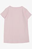 Breeze Kız Çocuk Tişört Güpürlü Fitilli 4-8 Yaş, Pembe