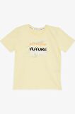 BREEZE GİRLS & BOYS Erkek Çocuk Tişört Renkli Yazı Baskılı 8-14 Yaş, Sarı