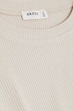 BREEZE Kız Çocuk Crop Tişört Çapraz Detaylı 9-14 Yaş, Bej