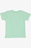 BREEZE GİRLS & BOYS Erkek Çocuk Tişört Pop Corn Baskılı 2-6 Yaş, Su Yeşili