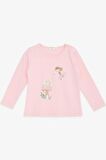 BREEZE Kız Çocuk Uzun Kollu Tişört Mutluluk Temalı Kız Baskılı 1-4 Yaş, Pembe