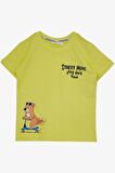 BREEZE GİRLS & BOYS Erkek Çocuk Şortlu Takım Kaykaycı Ayıcık Baskılı 2-6 Yaş, Sarı