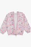 BREEZE Kız Çocuk Yağmurluk Sevimli Flamingo Desenli 1-5 Yaş, Pudra