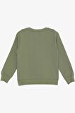 BREEZE GİRLS & BOYS Erkek Çocuk Sweatshirt Yazı Baskılı 2-6 Yaş, Mint Yeşili