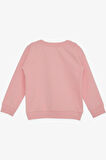 Breeze Kız Çocuk Sweatshirt Sevimli Ceylan Baskılı 1.5-5 Yaş, Pembe