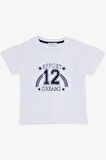 BREEZE Kız Çocuk Taytlı Takım Rakam Baskılı 3-7 Yaş, Beyaz