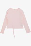 Breeze Kız Çocuk Uzun Kollu Tişört Büzgülü 8-14 Yaş, Pembe