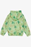 BREEZE GİRLS & BOYS Erkek Çocuk Yağmurluk Prens Kurbağacık Desenli 1-5 Yaş, Fıstık Yeşili