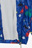 BREEZE GİRLS & BOYS Erkek Çocuk Yağmurluk Renkli Arabalar Desenli 1-5 Yaş, Saks Mavisi