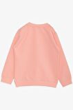 BREEZE Kız Çocuk Sweatshirt Tavşancık Baskılı 1.5-5 Yaş, Somon