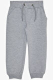 Breeze Girls & Boys Erkek Çocuk Eşofman Altı Cepli 3-8 Yaş, Açık Gri Melanj