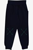 BREEZE GİRLS & BOYS Erkek Çocuk Eşofman Takım Gözlüklü Sevimli Köpekcik Nakış Baskılı 1-4 Yaş, Yeşil