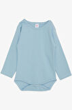 Breeze Erkek Bebek Çıtçıtlı Body Basic 9 Ay-3 Yaş, Mavi