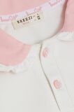 BREEZE Kız Çocuk Sweatshirt Tavşan Nakışlı Düğmeli 2-6 Yaş, Ekru