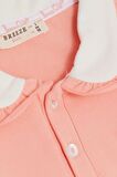 BREEZE Kız Çocuk Sweatshirt Tavşan Nakışlı Düğmeli 2-6 Yaş, Somon