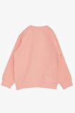 BREEZE Kız Çocuk Sweatshirt Havalı Kız Baskılı 1.5-5 Yaş, Somon
