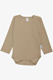 Breeze Erkek Bebek Çıtçıtlı Body Basic 9 Ay-3 Yaş, Vizon
