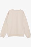 BREEZE Kız Çocuk Sweatshirt Taşlı Yazı Baskılı 9-14 Yaş, Bej
