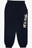 BREEZE GİRLS & BOYS Erkek Çocuk Eşofman Takım Eğlence Temalı Yazı Baskılı 2-6 Yaş, Krem
