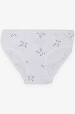BREEZE Kız Çocuk Atlet & Slip Takım Sevimli Tavşancık Baskılı 1-8 Yaş, Beyaz