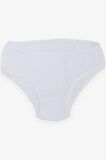 Breeze Kız Çocuk Atlet & Slip Takım Jakarlı 3-11 Yaş, Beyaz