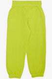 BREEZE GİRLS & BOYS Erkek Çocuk Alt Gülenyüz Arma Nakışlı Bağcık Aksesuarlı 1-4 Yaş, Neon Yeşil